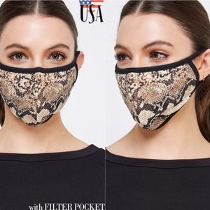 Double Layer Reusable Filter Pocket Mask